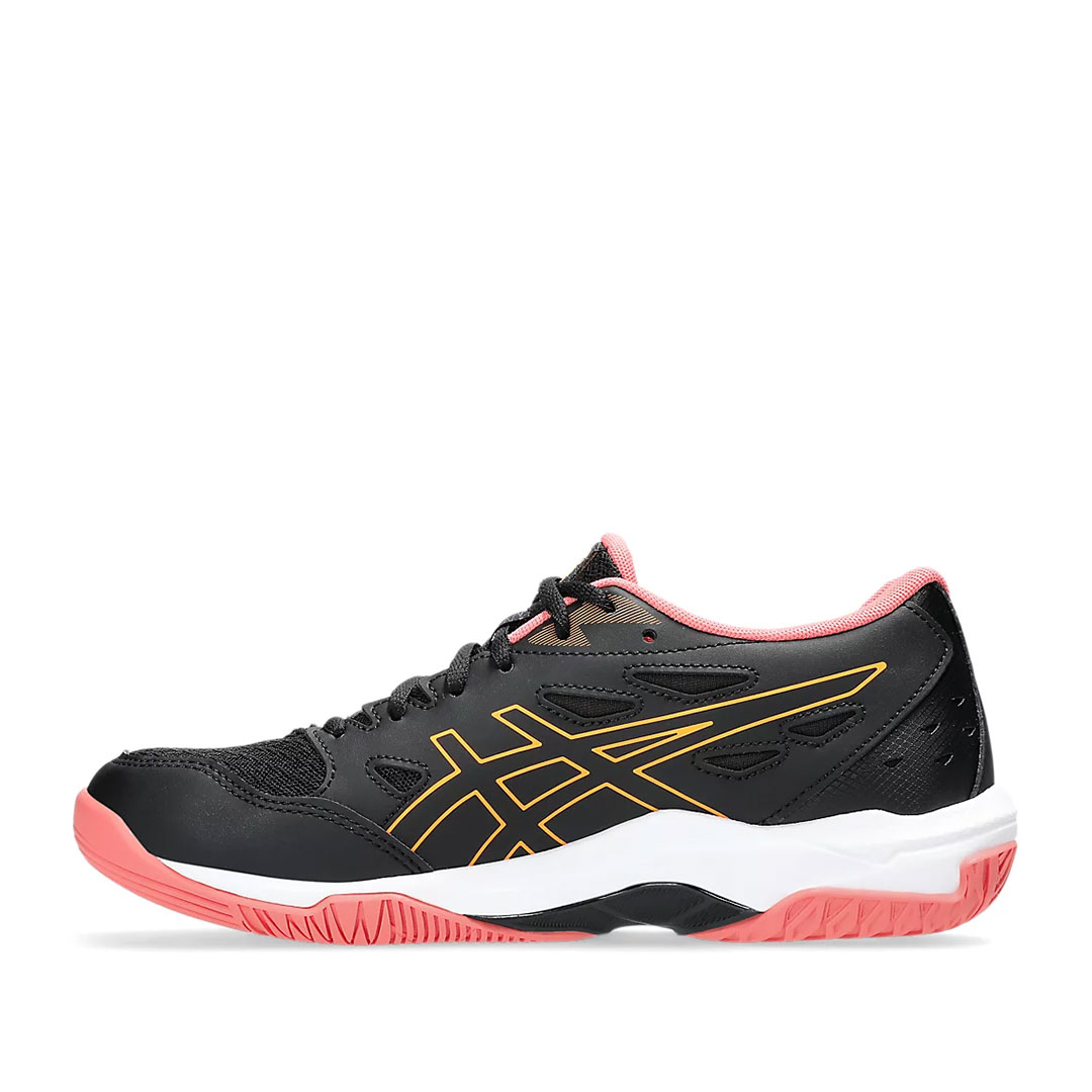 Tenis Asics Gel Rocket 11 Negro Naranja Pop