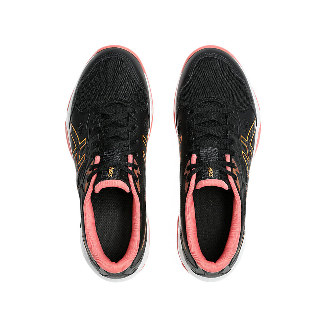 Tenis Asics Gel Rocket 11 Negro Naranja Pop