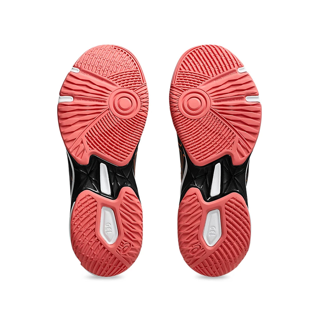 Tenis Asics Gel Rocket 11 Negro Naranja Pop