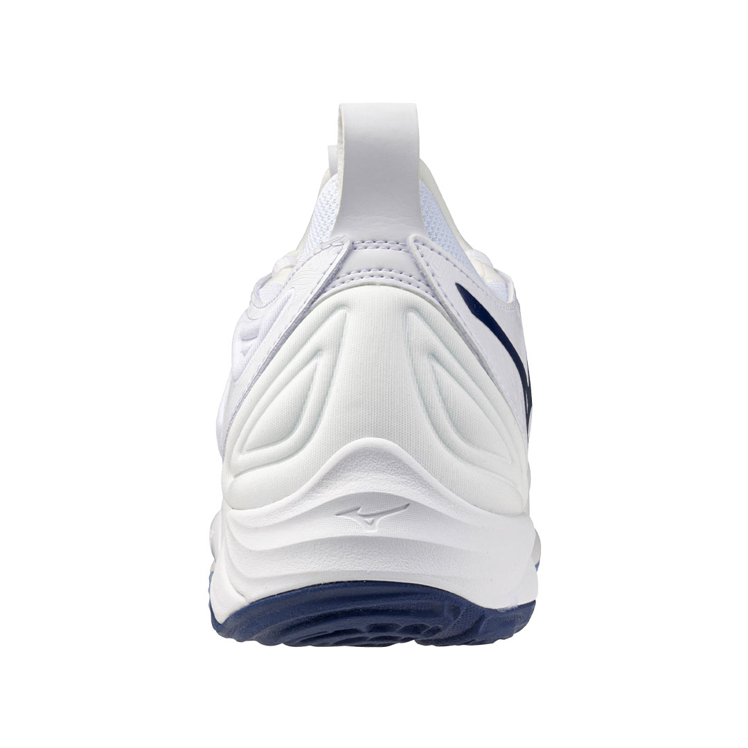 Tenis Mizuno Wave Momentum 3 Blanco Azul Vibrante