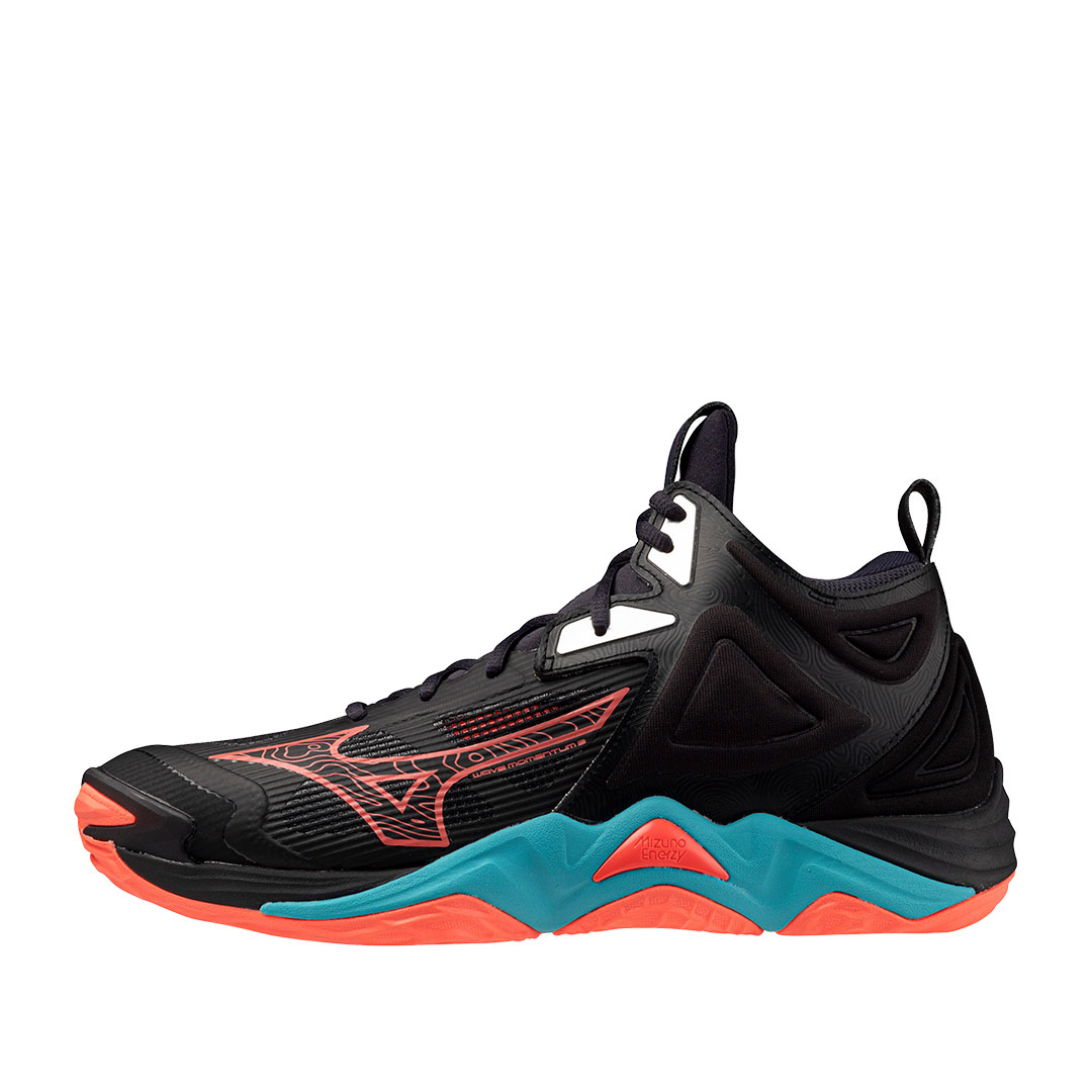 Tenis Mizuno Wave Momentum 3 Mid Neon Flame