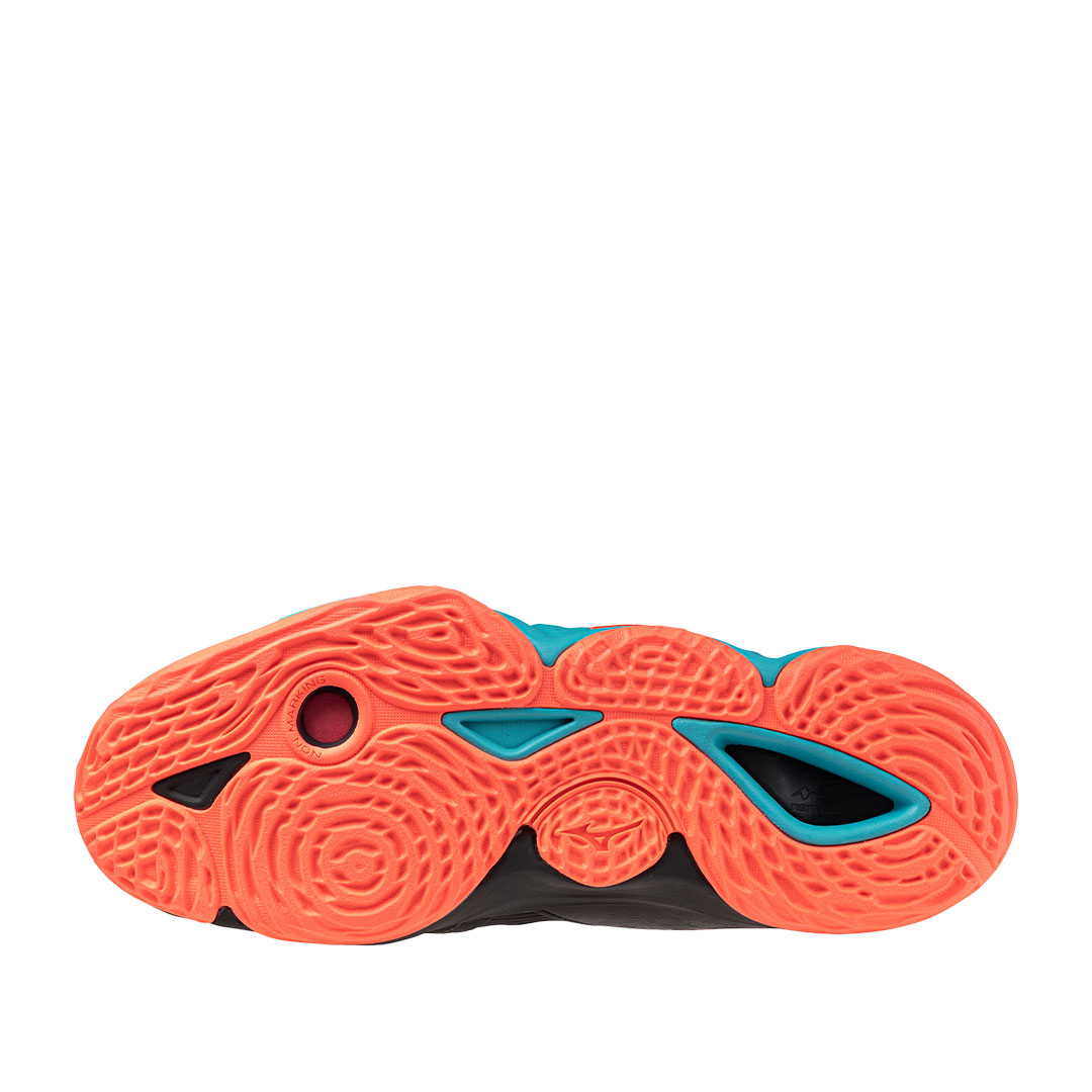 Tenis Mizuno Wave Momentum 3 Mid Neon Flame