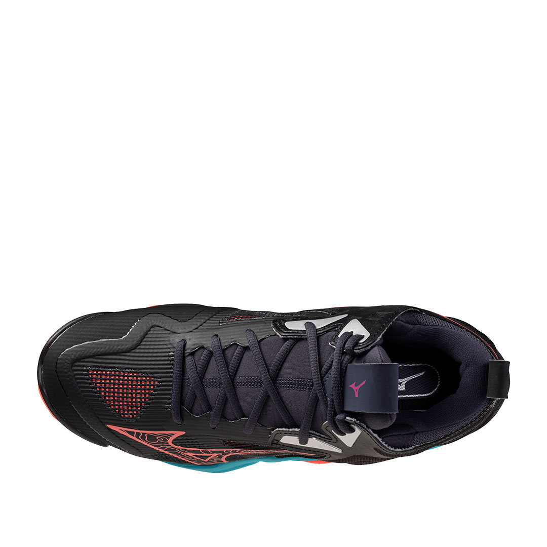 Tenis Mizuno Wave Momentum 3 Mid Neon Flame