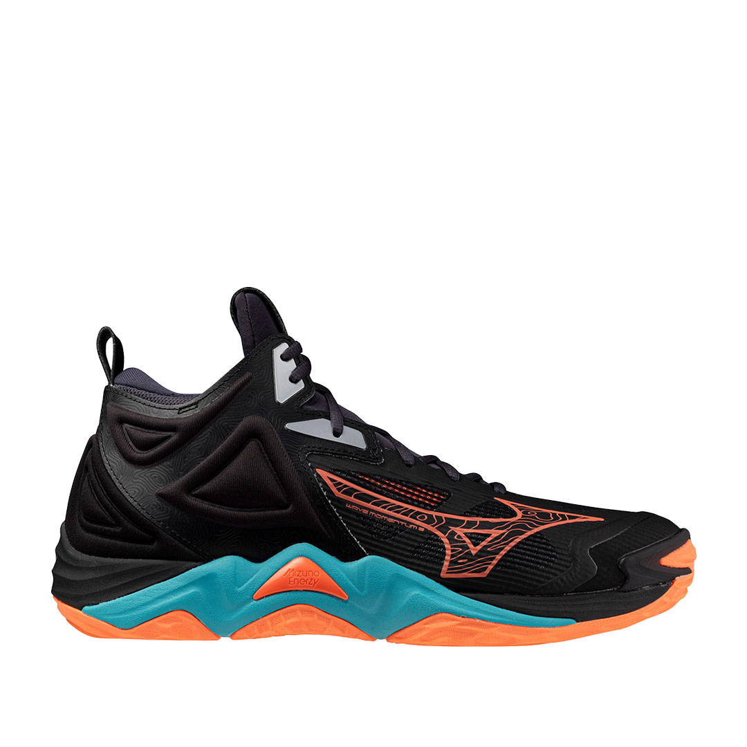 Tenis Mizuno Wave Momentum 3 Mid Neon Flame