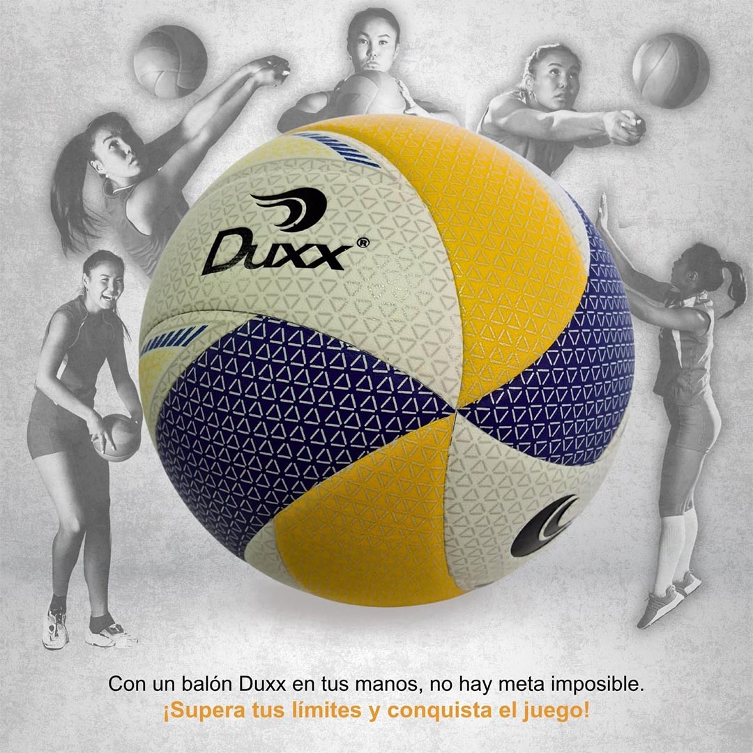 Balón de Voleibol Duxx Nimbus No.5 Amarillo Azul