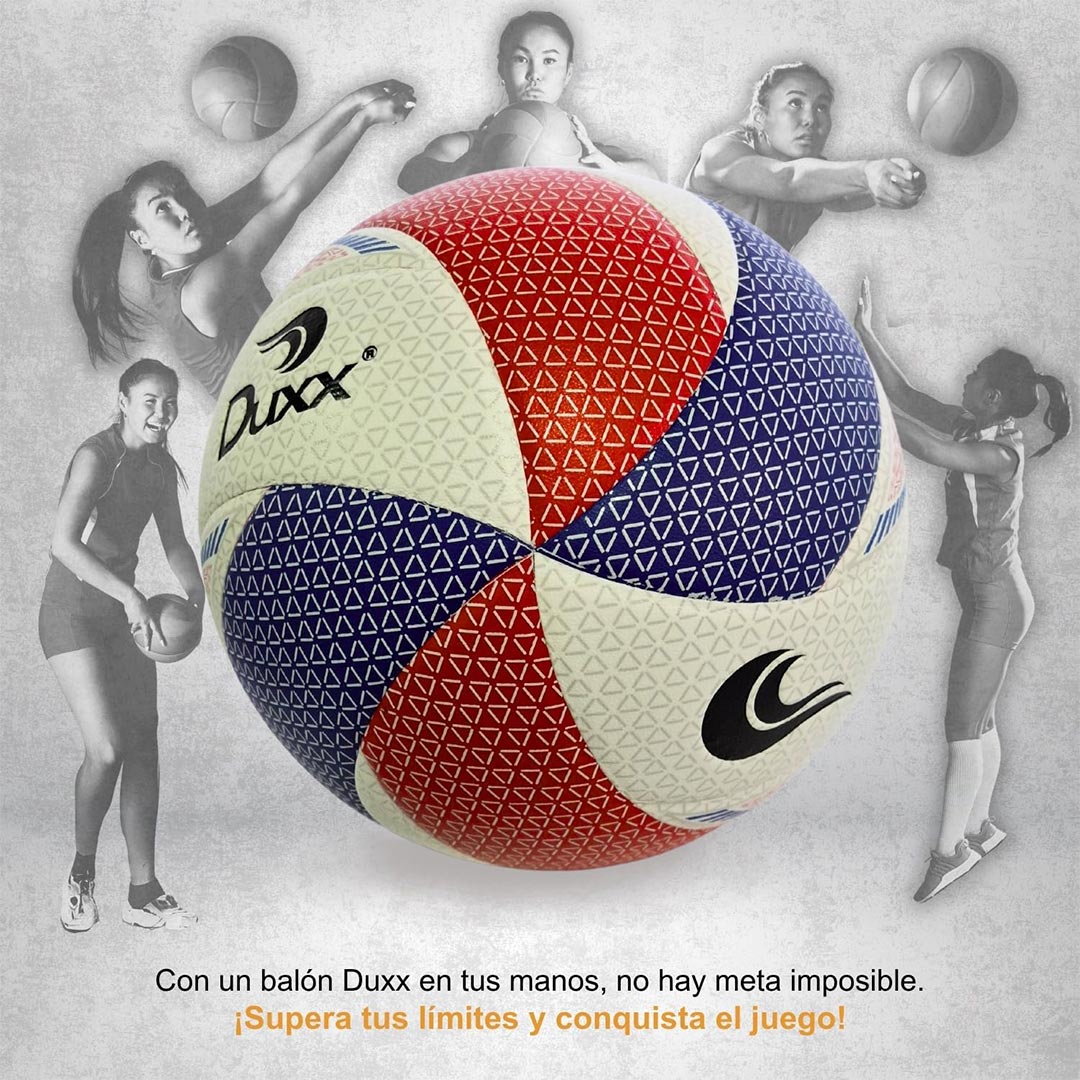 Balón de Voleibol Duxx Nimbus No.5 Rojo Azul