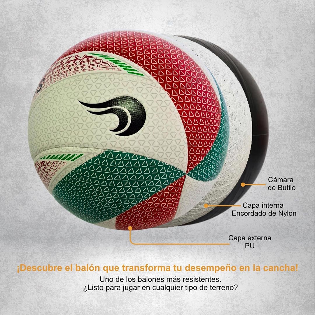Balón de Voleibol Duxx Nimbus No.5 Tricolor