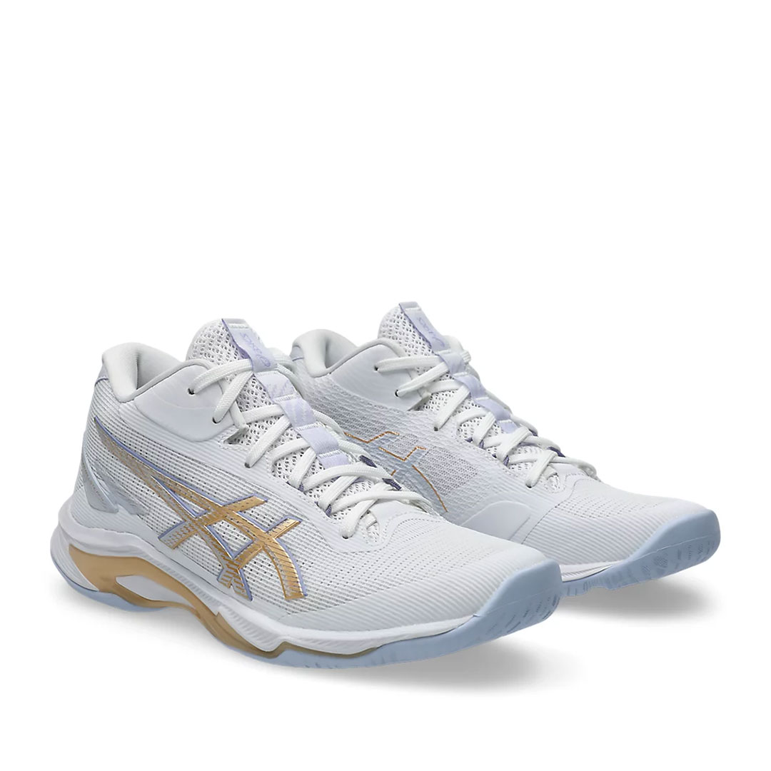 Tenis Asics Netburner Ballistic FF MT 4 White Champagne