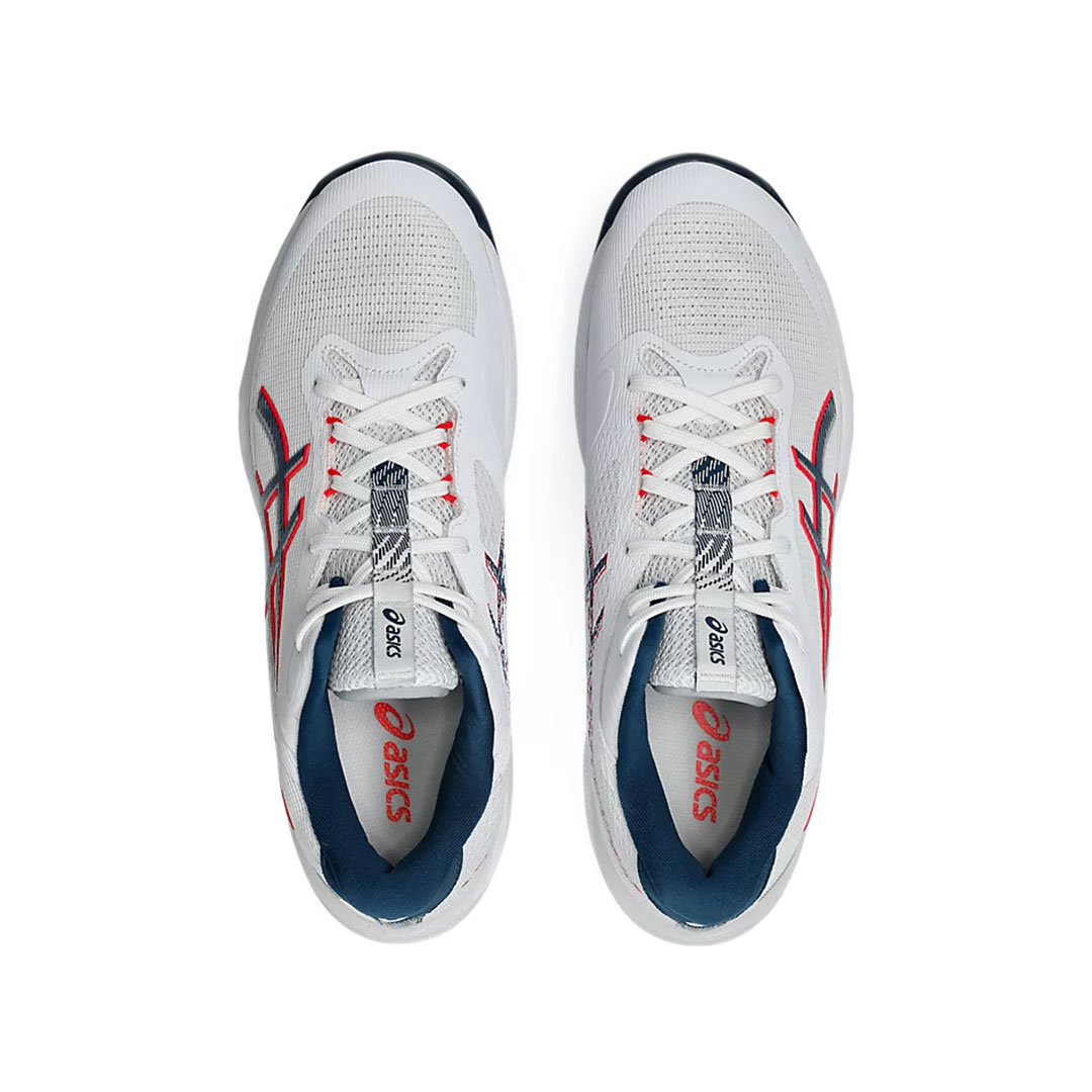 Tenis Asics Netburner Ballistic FF MT 4 White Mako Blue