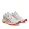 Tenis Asics Netburner Ballistic FF MT 4 White Vivid Coral