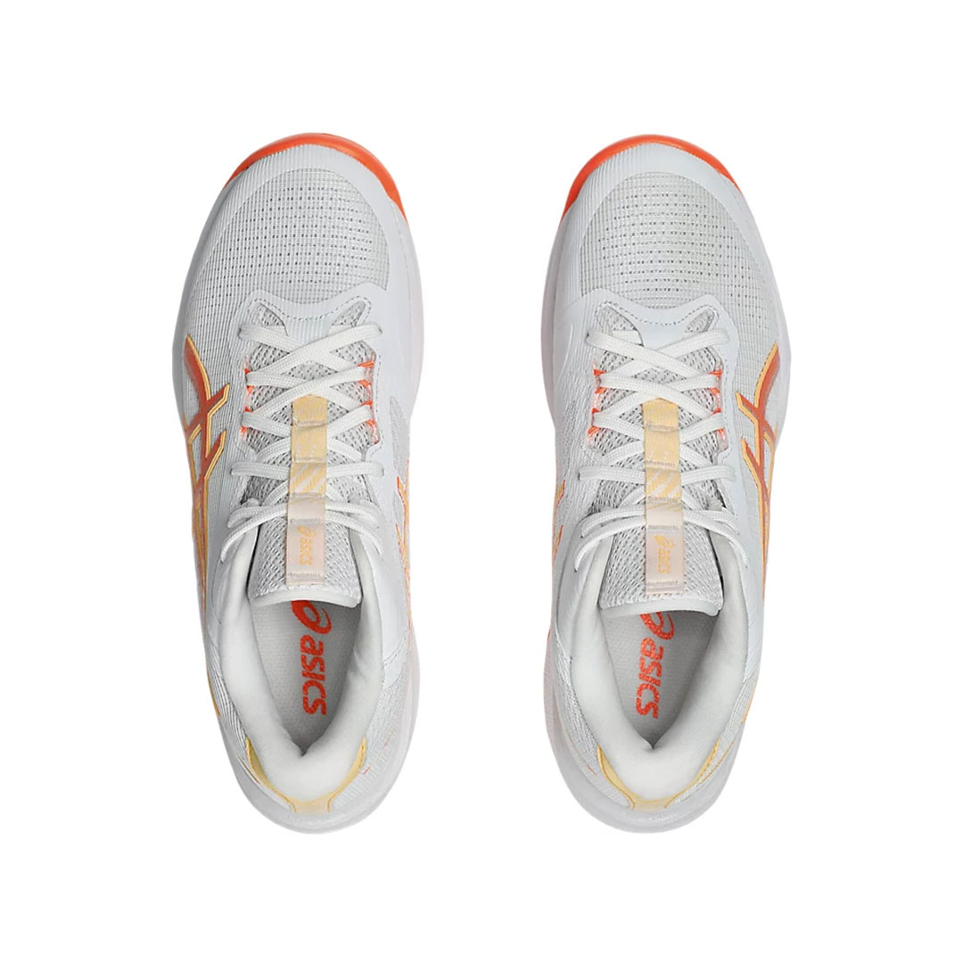 Tenis Asics Netburner Ballistic FF MT 4 White Vivid Coral