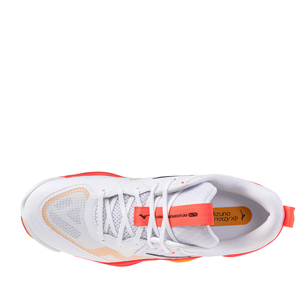 Tenis Mizuno Wave Momentum Elite White Fiery Coral