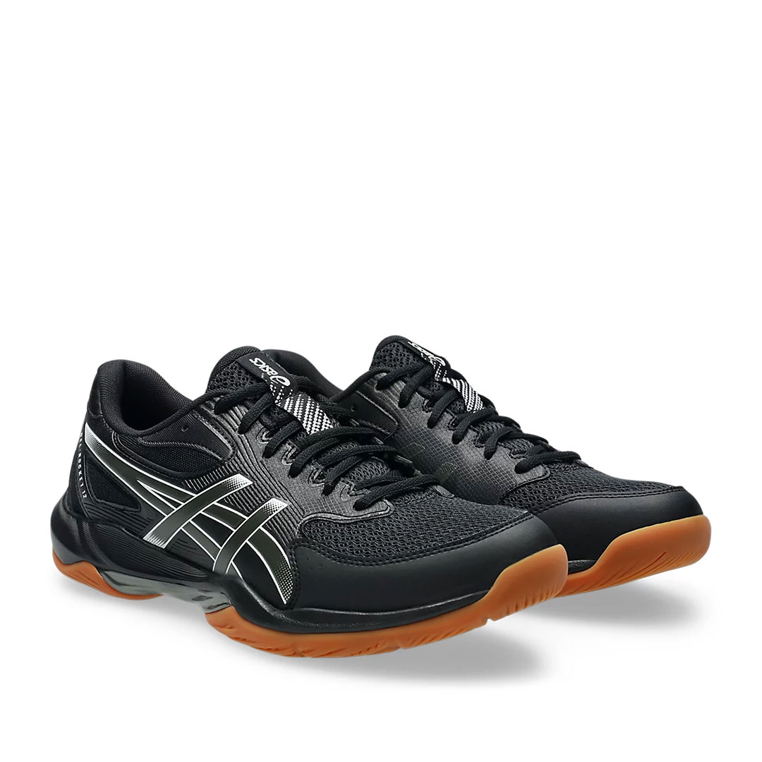 Tenis Asics Gel Rocket 12 Black Gunmetal Hombre