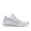 Tenis Asics Netburner Ballistic FF MT 4 White Pure Silver Mujer
