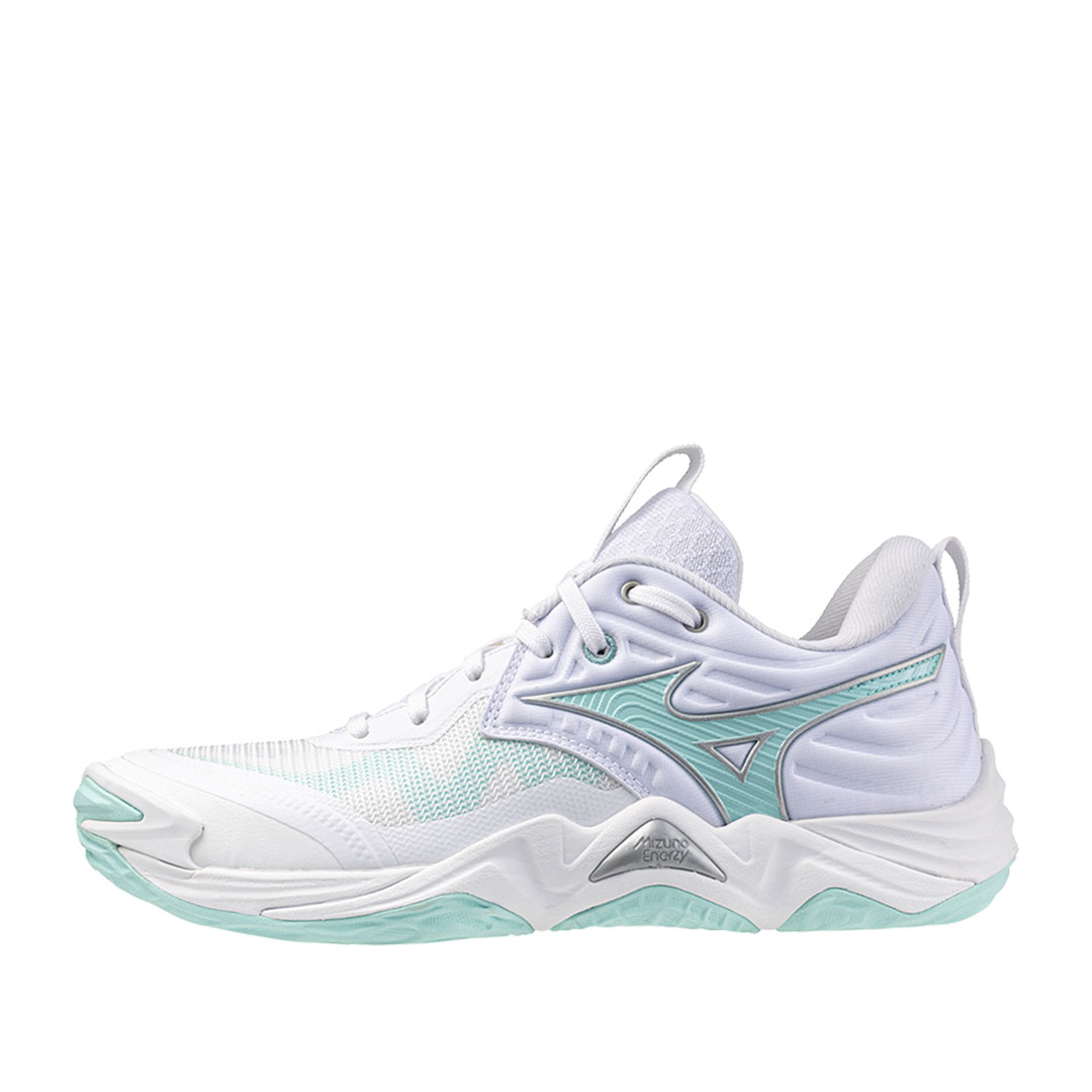 Tenis Mizuno Wave Momentum Elite White Blue Tint