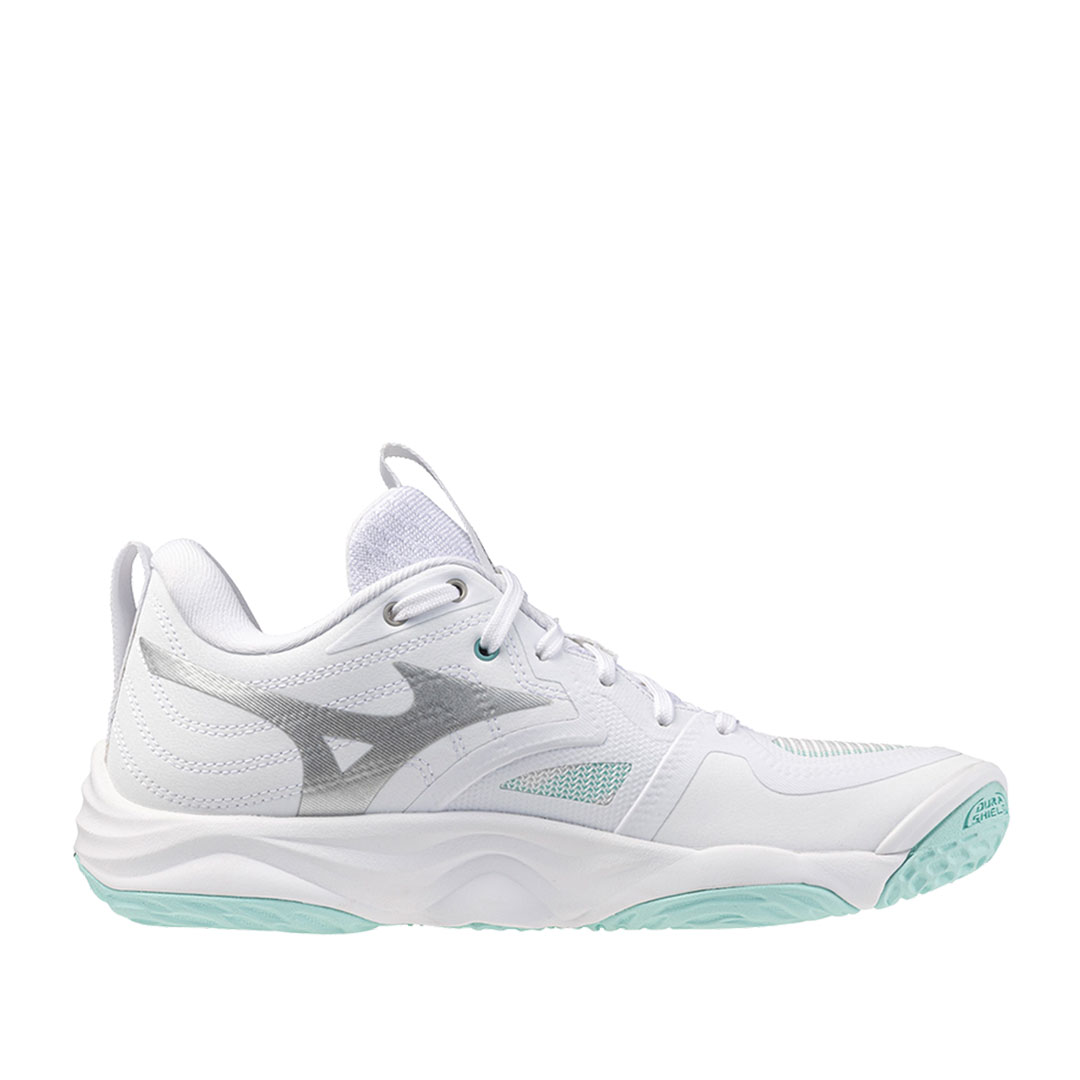 Tenis Mizuno Wave Momentum Elite White Blue Tint
