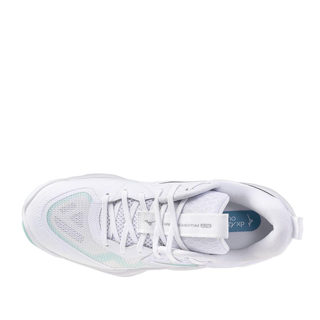 Tenis Mizuno Wave Momentum Elite White Blue Tint