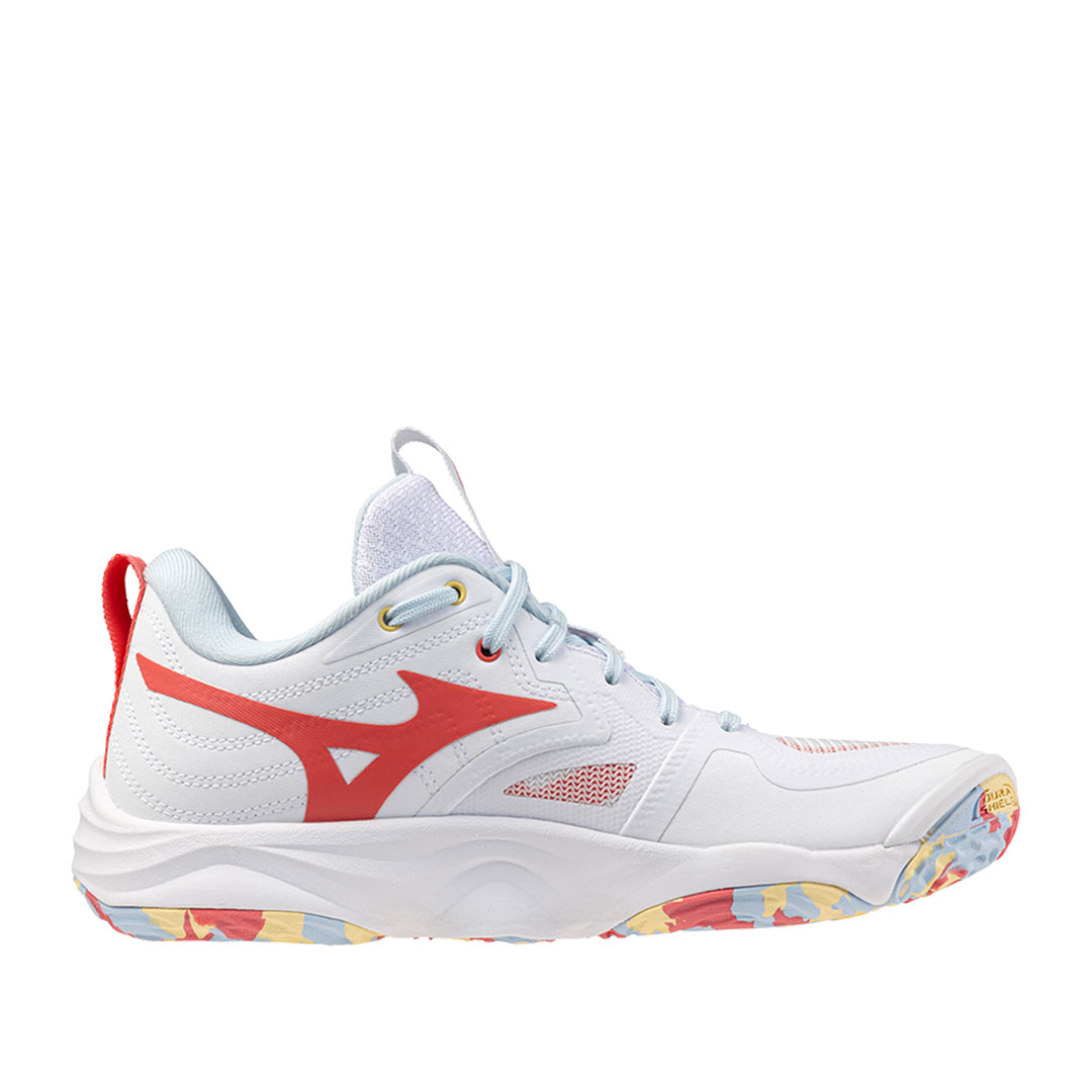 Tenis Mizuno Wave Momentum Elite White Calypso Coral