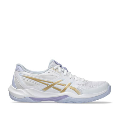 Tenis Asics Gel Rocket 12 White Champagne Mujer