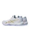 Tenis Asics Gel Rocket 12 White Champagne Mujer
