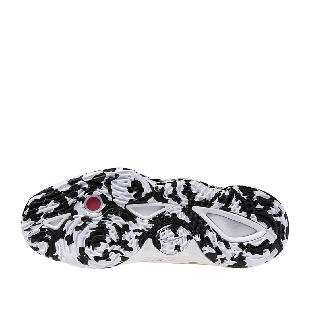 Tenis Mizuno Wave Momentum Elite White Black GE Gold