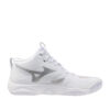 Mizuno Momentum Elite Mid Tenis Voleibol White Metallic Grey Unisex