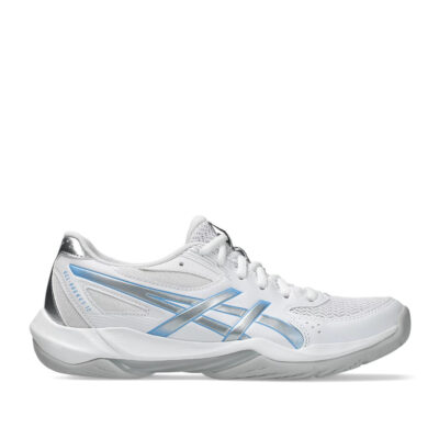 Asics Gel Rocket 12 Tenis Voleibol White Cloud Grey Mujer