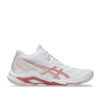 Asics Netburner Ballistic FF MT 4 Tenis Voleibol White Rose Rouge Mujer