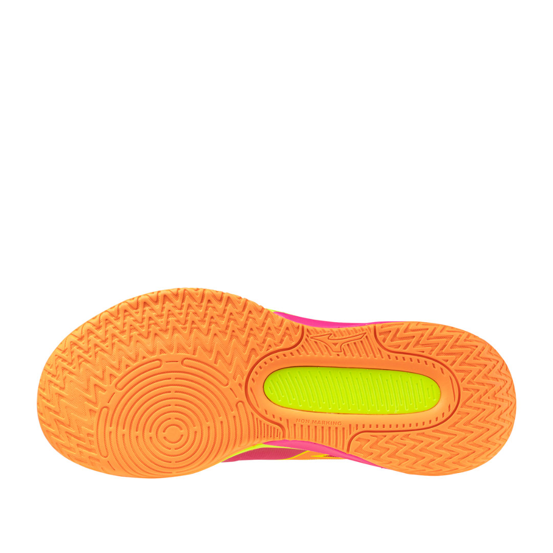 Tenis Mizuno Neo Jump Pink Tetra Fortune Yellow Unisex