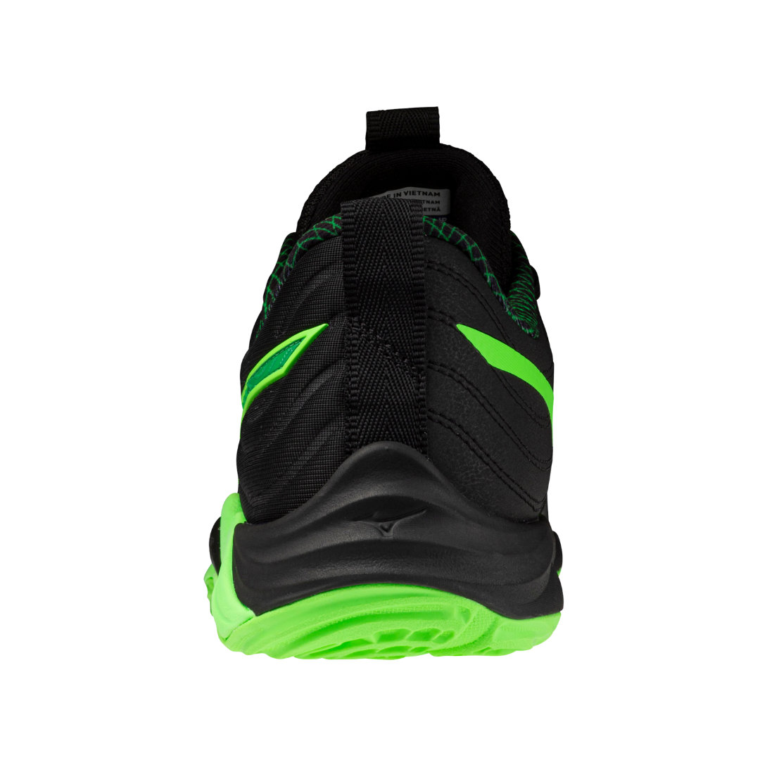 Mizuno Wave Momentum 4 Elite Tenis Voleibol Black Green Unisex