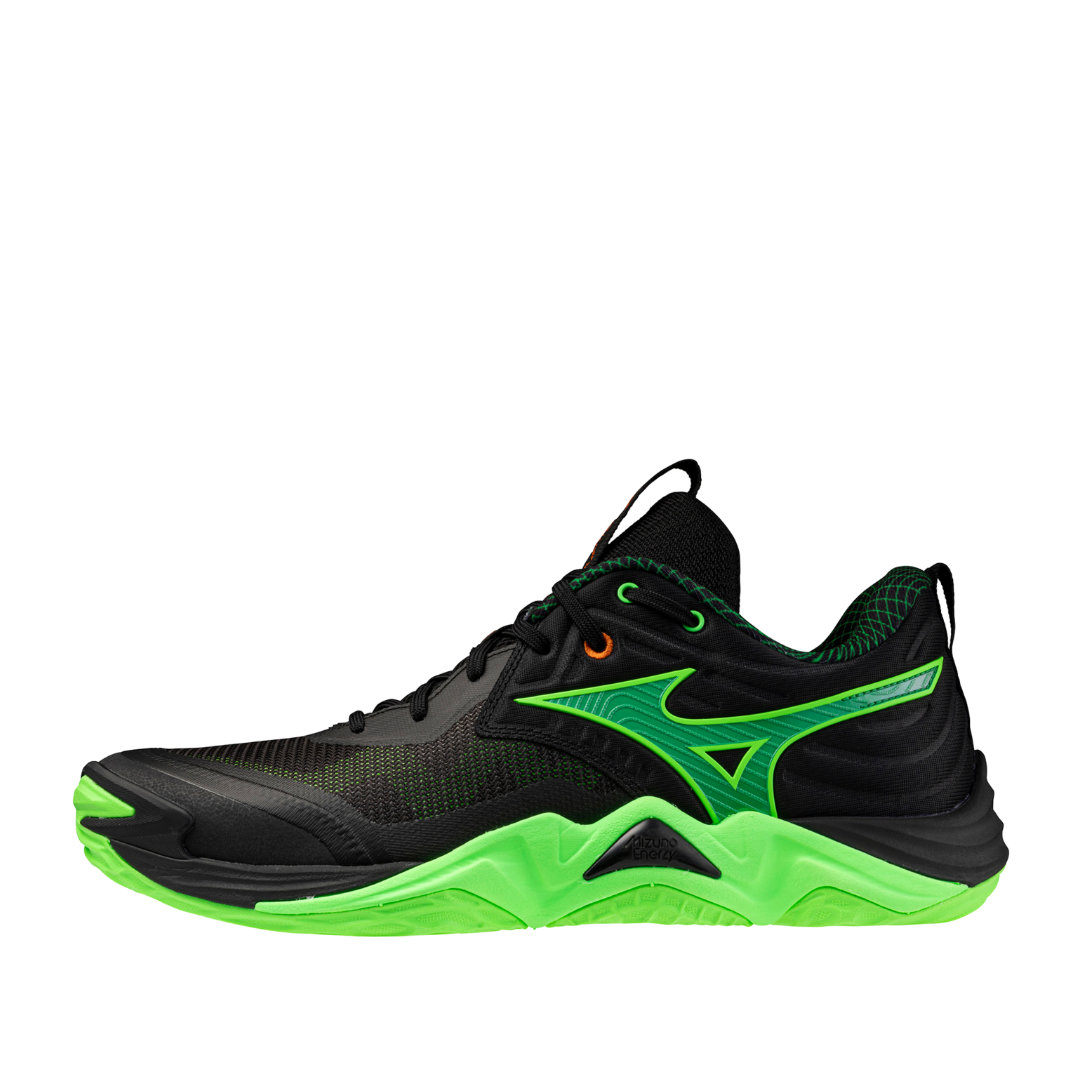 Mizuno Wave Momentum 4 Elite Tenis Voleibol Black Green Unisex