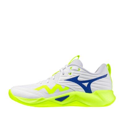 Tenis de Voleibol Mizuno Wave Momentum Pro White Lightning Yellow