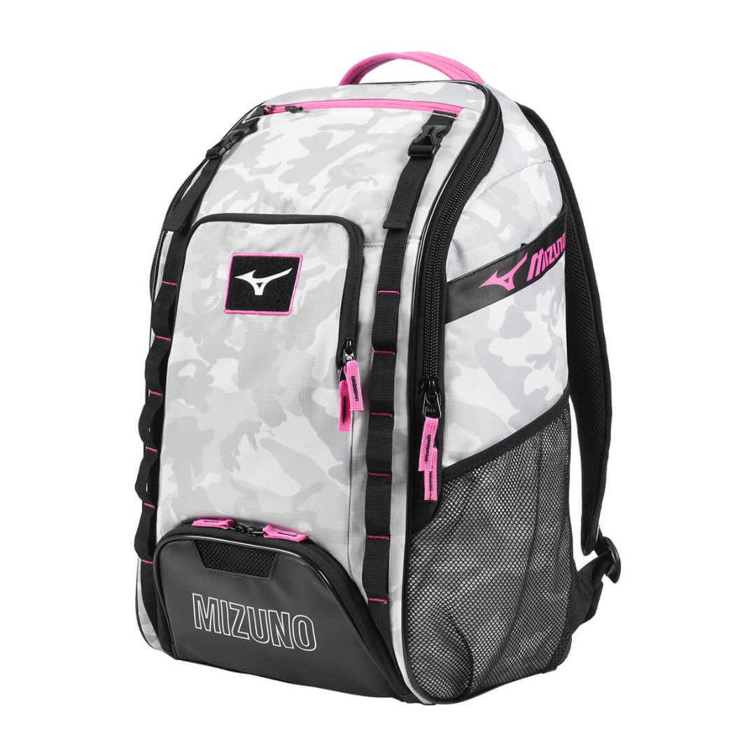 Mochila de Voleibol Mizuno Organizer 26 Pink Camo