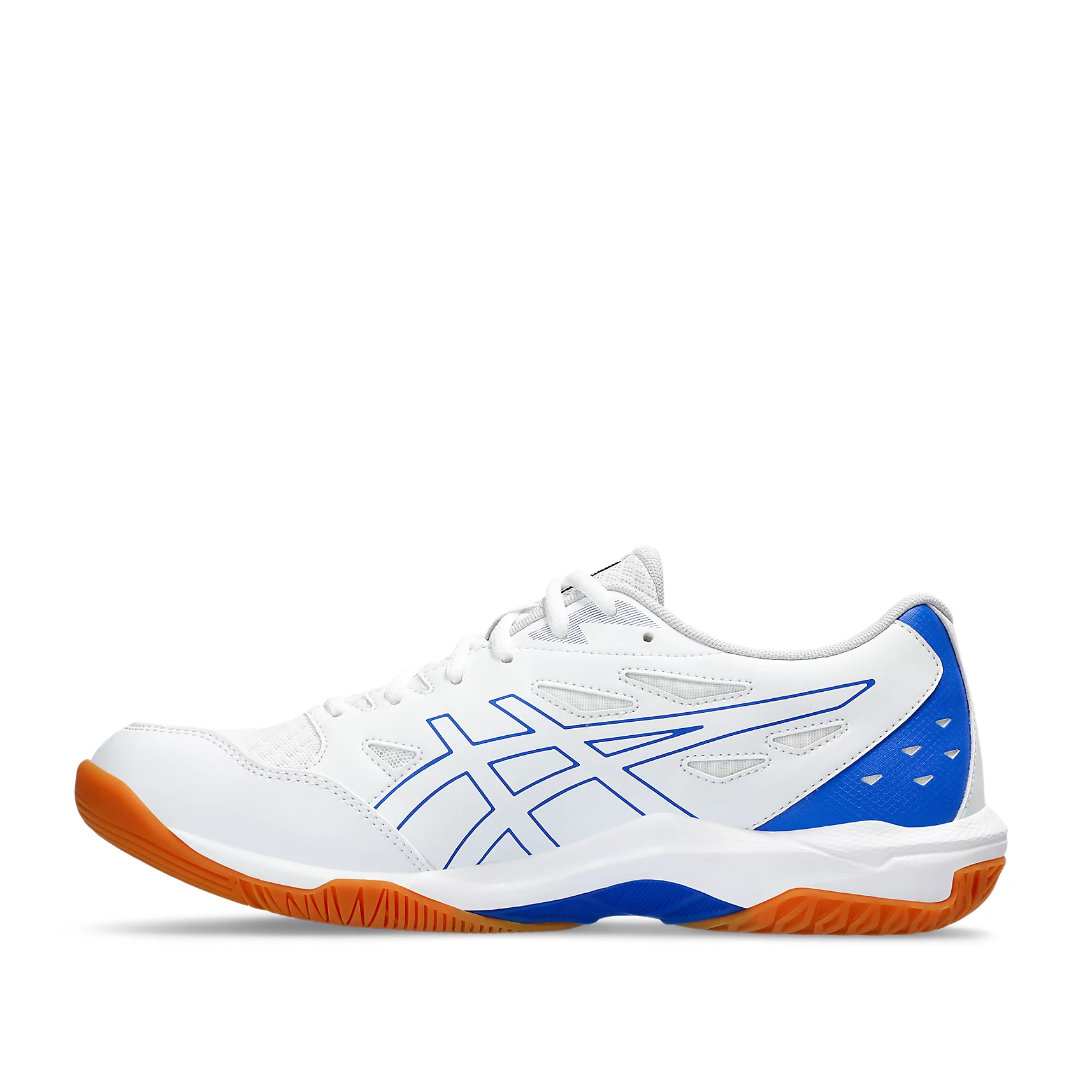 Tenis de Voleibol Asics Gel Rocket 11 Blanco Azul Rey Hombre