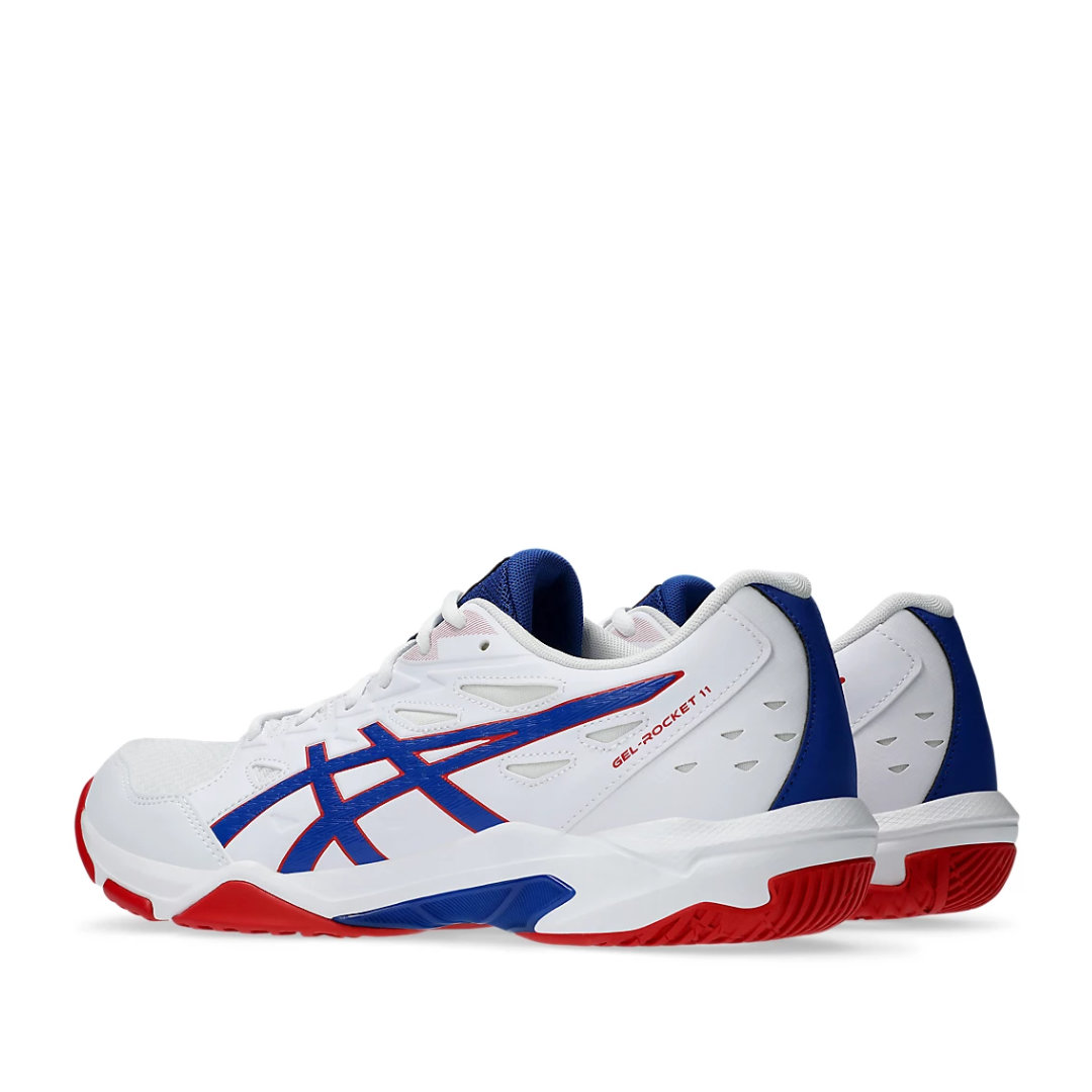 Tenis de Voleibol Asics Gel Rocket 11White Asics Blue Hombre
