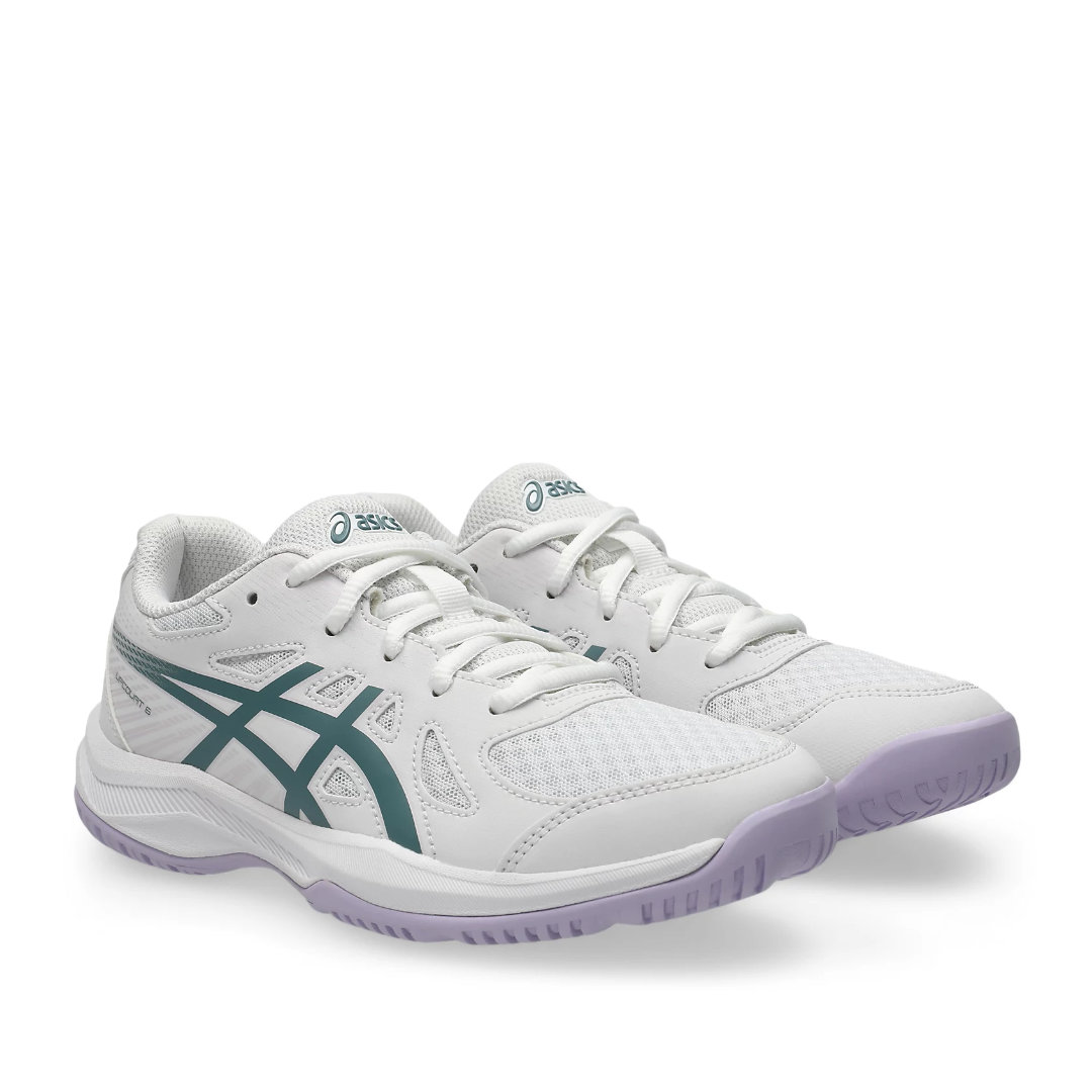Tenis de Voleibol Asics Upcourt 6 GS White Foggy Teal