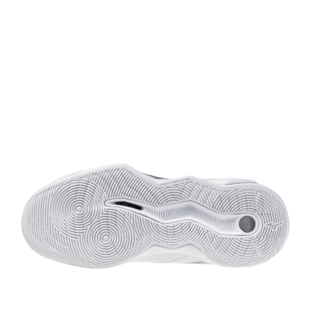 Tenis de Voleibol Mizuno Wave Momentum Pro Blanco Plata Mujer