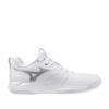 Tenis de Voleibol Mizuno Wave Momentum Pro Blanco Plata Mujer