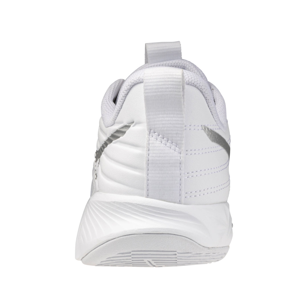 Tenis de Voleibol Mizuno Wave Momentum Pro Blanco Plata Mujer