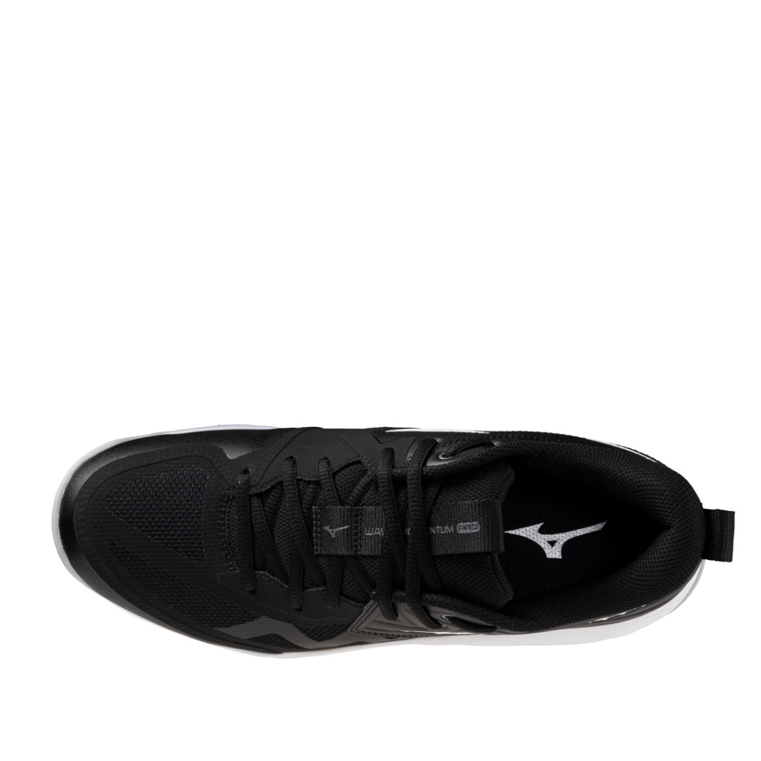 Tenis de Voleibol Mizuno Wave Momentum Pro Negro Blanco Mujer