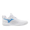Tenis de Voleibol Mizuno Wave Momentum Pro White Baby Blue Mujer