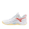 Tenis de Voleibol Mizuno Wave Momentum Pro White Calypso Coral Mujer
