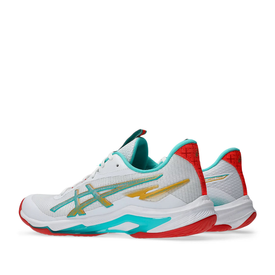 Tenis de Voleibol Asics Netburner Ballistic FF 4 White Sea Glass Mujer
