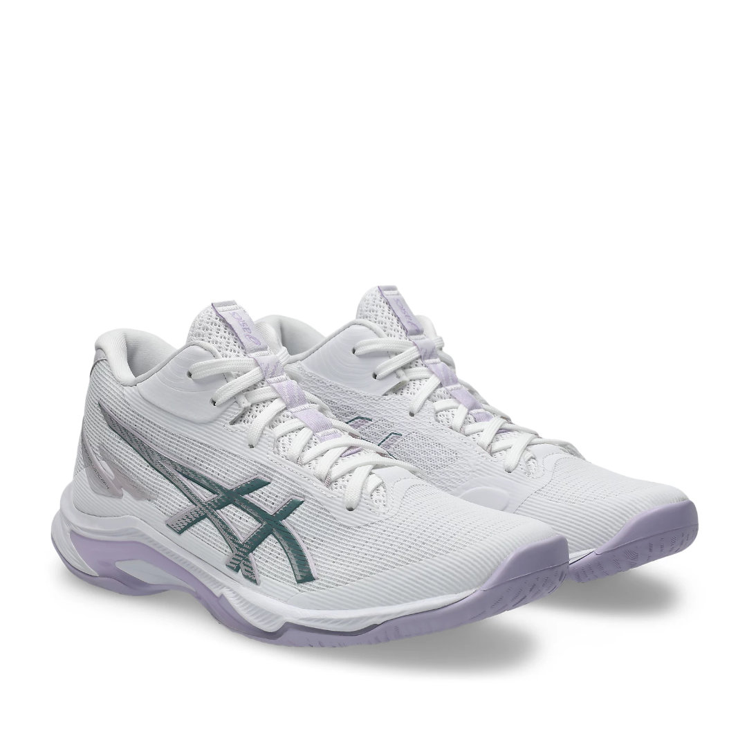 Tenis de Voleibol Asics Netburner Ballistic FF MT 4 White Dahlia Mujer