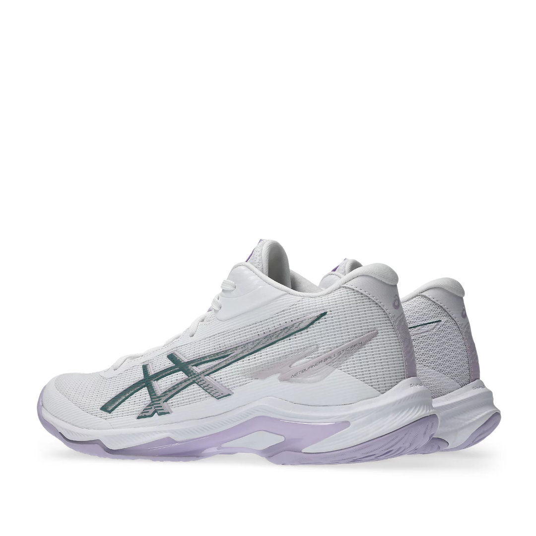 Tenis de Voleibol Asics Netburner Ballistic FF MT 4 White Dahlia Mujer