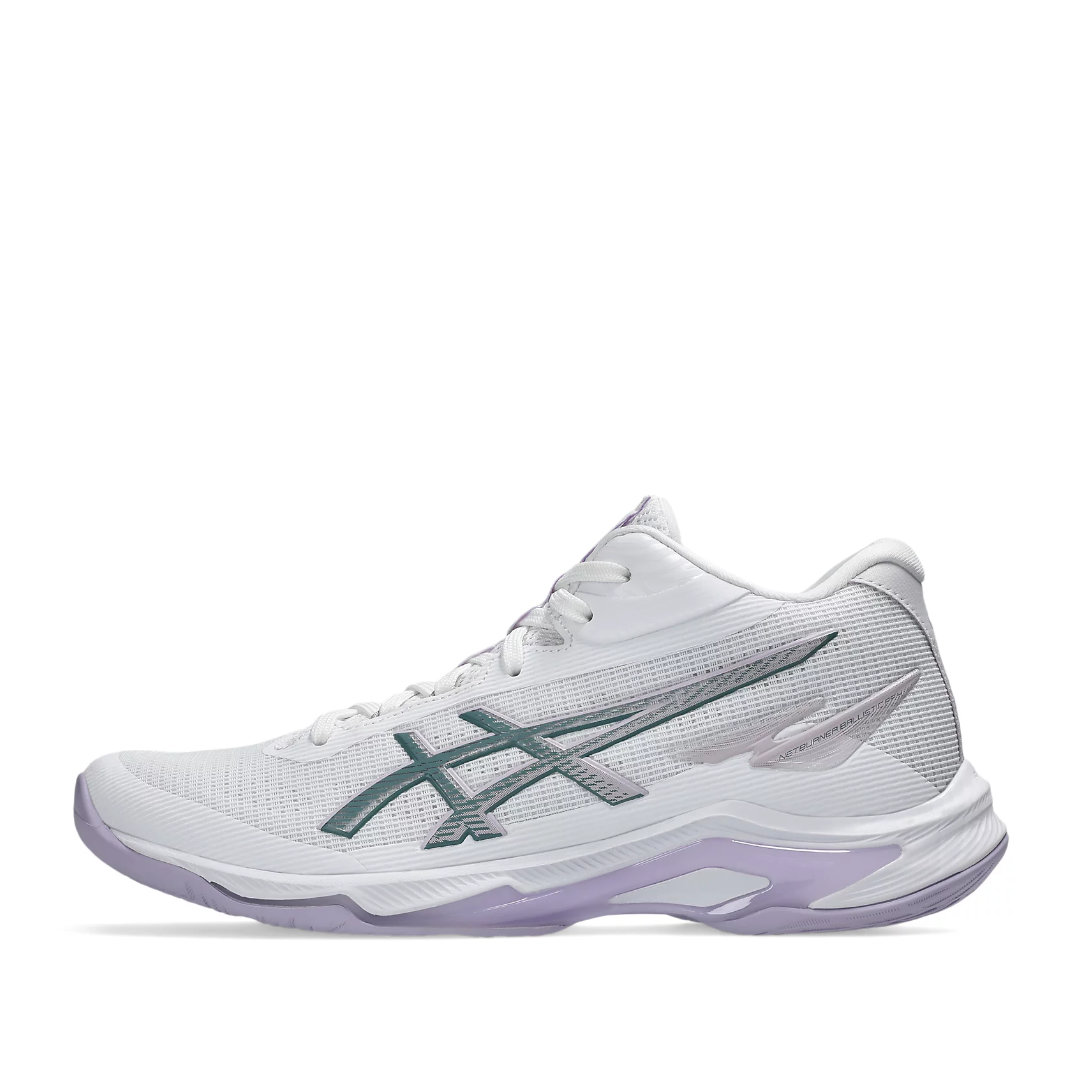 Tenis de Voleibol Asics Netburner Ballistic FF MT 4 White Dahlia Mujer