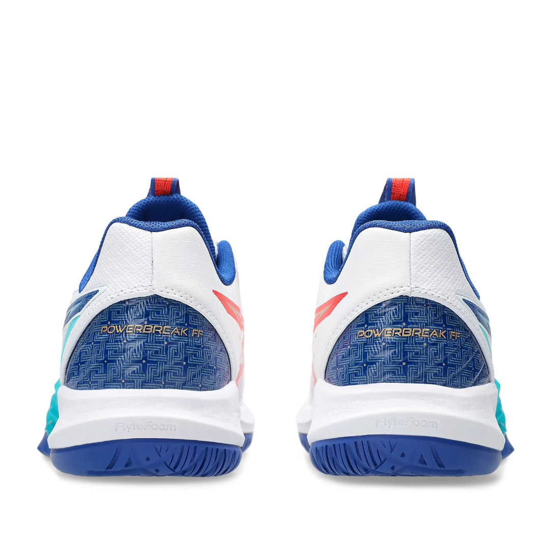 Tenis de Voleibol Asics Powerbreak FF White Asics Blue Hombre