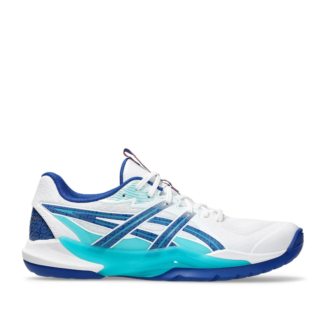 Tenis de Voleibol Asics Powerbreak FF White Asics Blue Hombre