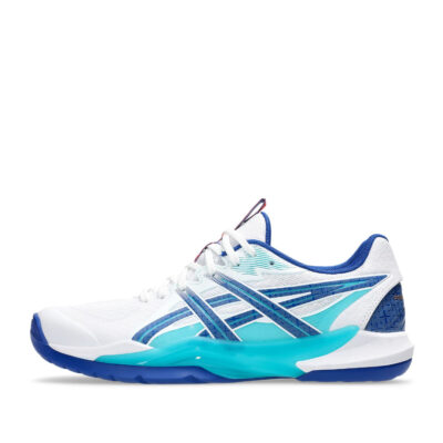Tenis de Voleibol Asics Powerbreak FF White Asics Blue Hombre