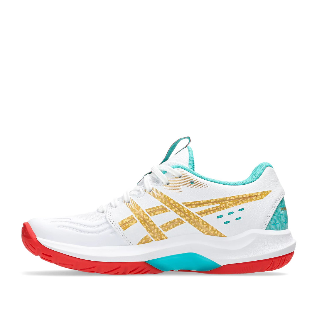 Tenis de Voleibol Asics Powerbreak FF White Sea Glass Mujer